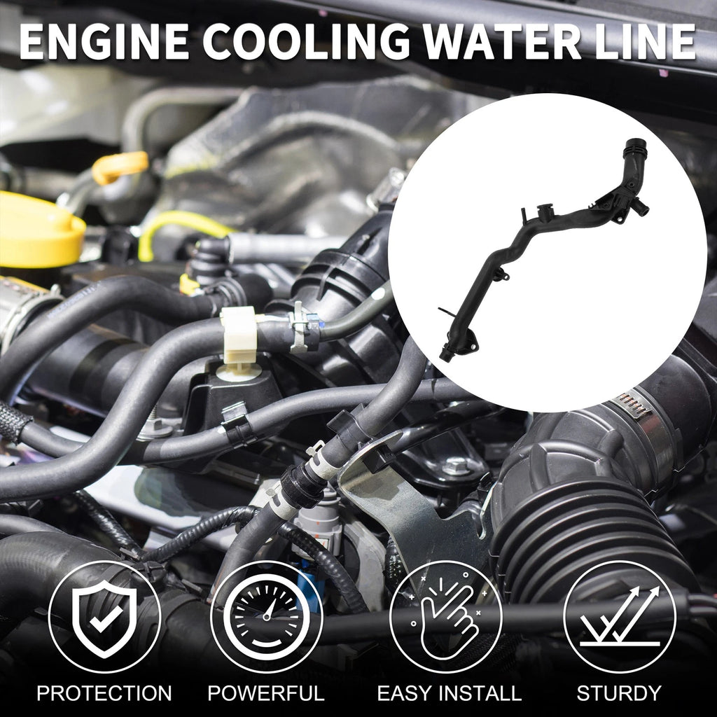Engine Cooling Water Line for Audi Q5 S5 (2013–2017) No. 06E121045BB/06E121045AA