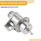 Fuel Pressure Regulator for Toyota Century (1991–1993) No. 17112555 Metal 20-70 Psi