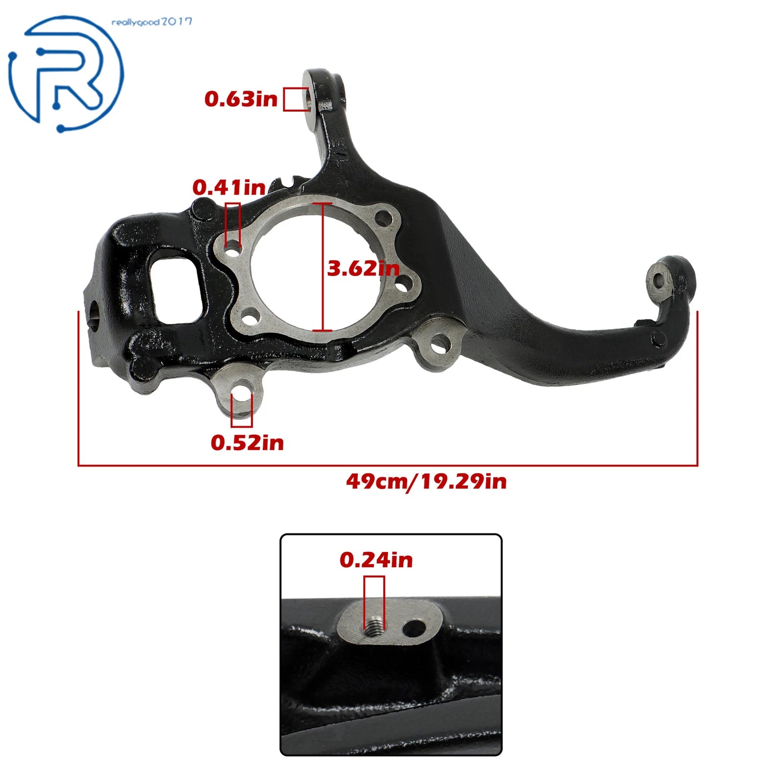 Front Left Steering Knuckle for Nissan Frontier Pathfinder (2005–2019)