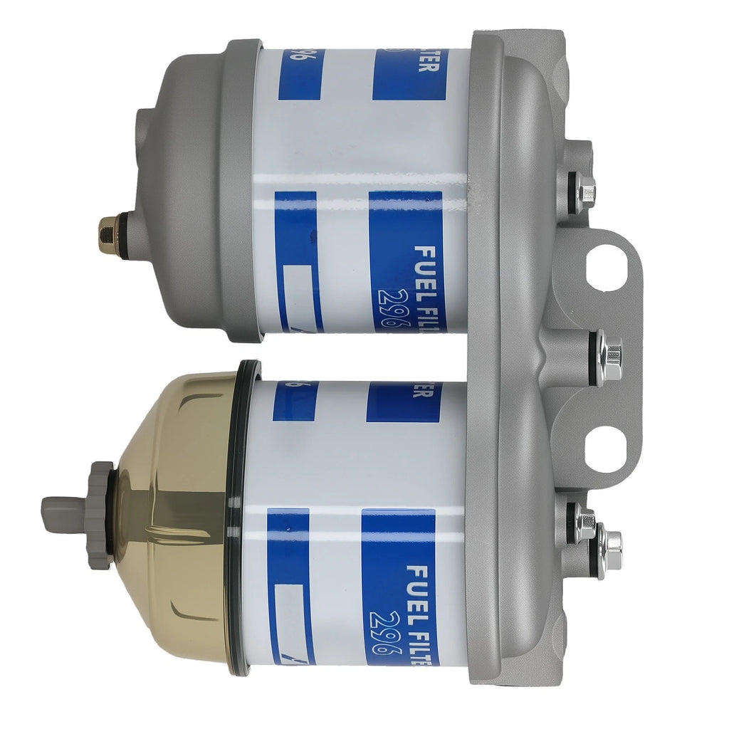 Dual Fuel Filter w/ Glass Bow for Ford 2000-5000 (EBPN9N166AA, 3003-3)