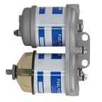 Dual Fuel Filter w/ Glass Bow for Ford 2000-5000 (EBPN9N166AA, 3003-3)