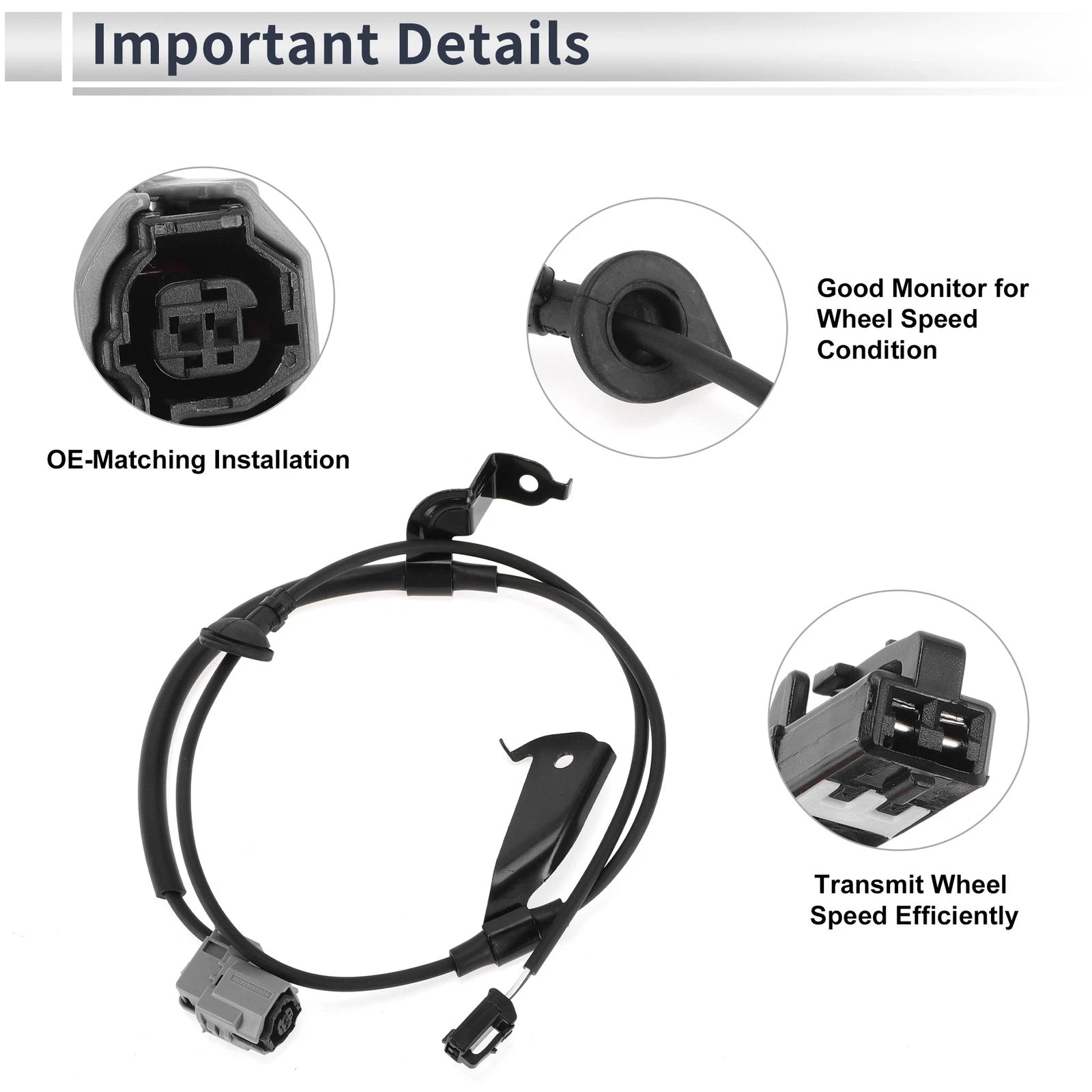ABS Wheel Speed Sensor No. 8951606150 for Toyota Camry (2012–2017)