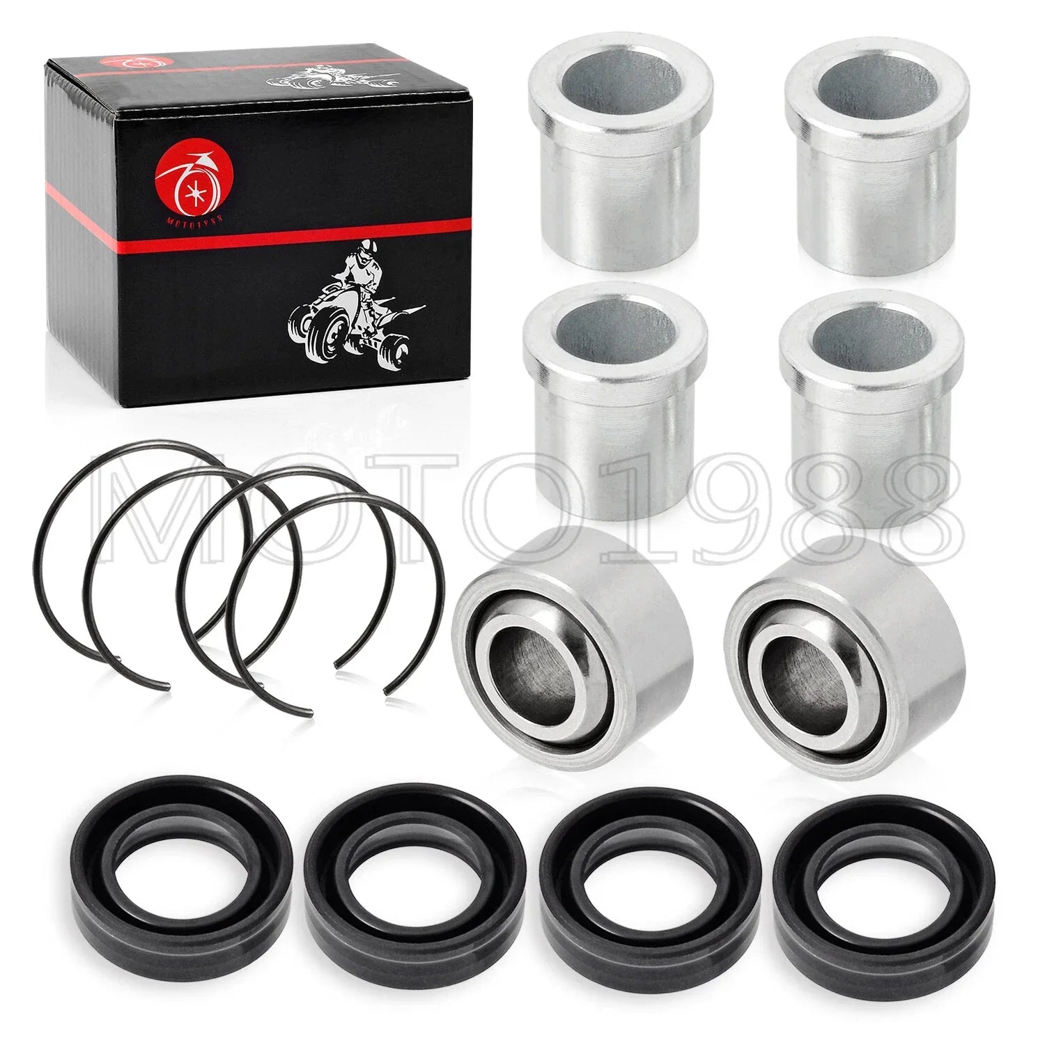 A-Arm Bushing 2 x Front Lower/Upper for Honda Sportrax 400 TRX400EX (2004-2008)