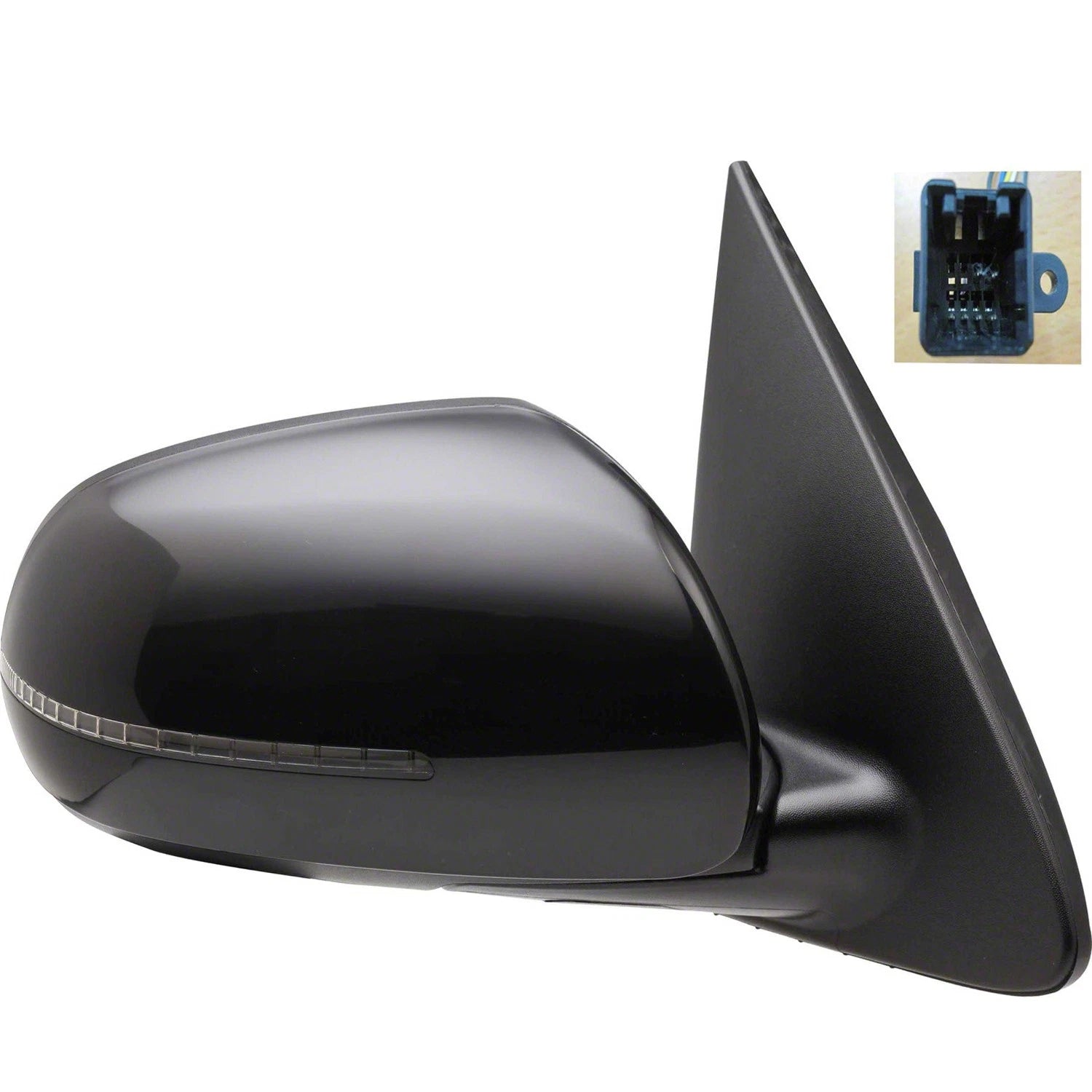 Passenger Side Power Door Mirror Replacement w Heated Glass for Ford (2009–2014)