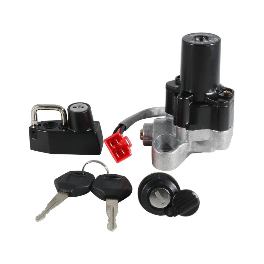 Ignition Key Switch Lock Set for Yamaha XVS1100A Drag Star/V-Star Classic (2000–2008)