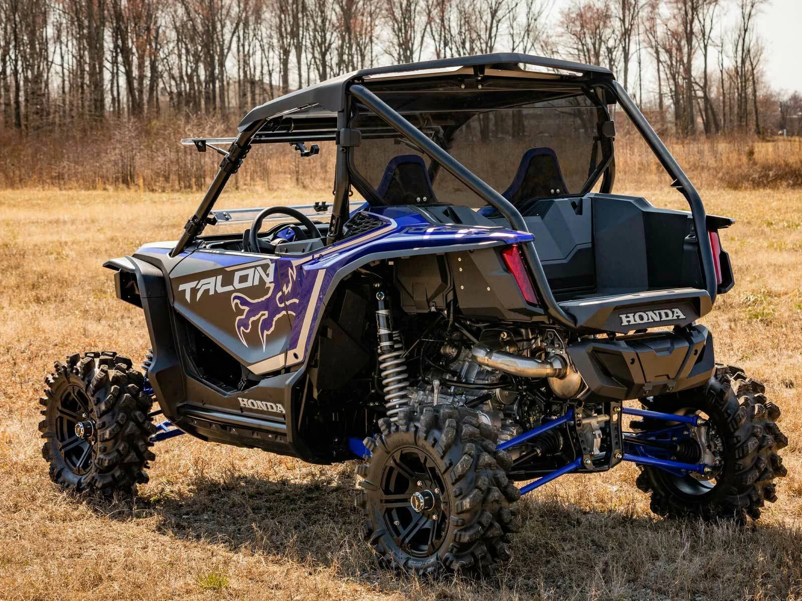 Dark Tint Rear Windshield for Honda Talon 1000R / 1000X (2019–2023)