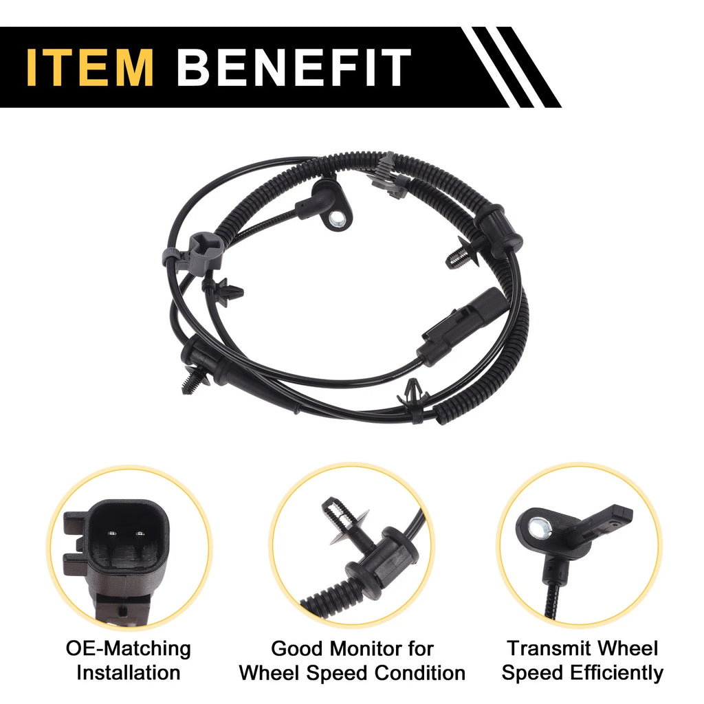ABS Wheel Speed Sensor No. 22868982 for Chevrolet Impala (2014–2019) 1Pc Left Rear