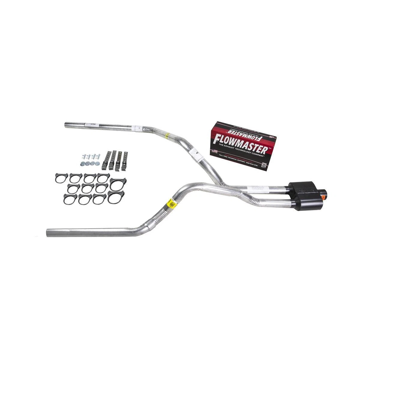 Dual Exhaust Pipe for Silverado 1999-2006 (2.5 inch, Flowmaster Super 10)