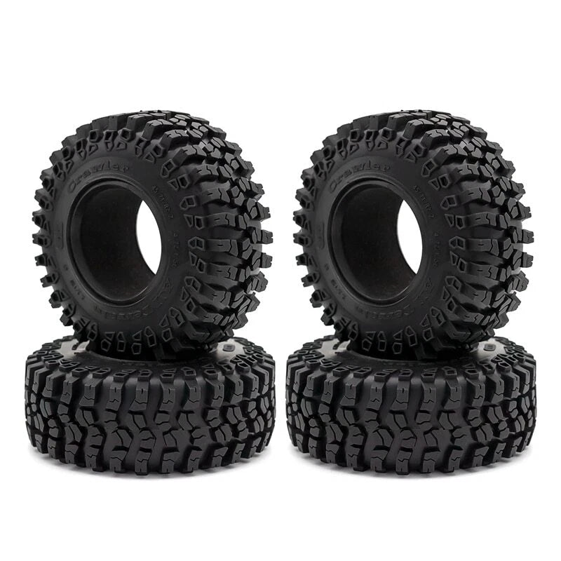 2.2" Rubber Tire Set of 4 for Axial Wraith Capra D90 (1/10 RC Crawler)
