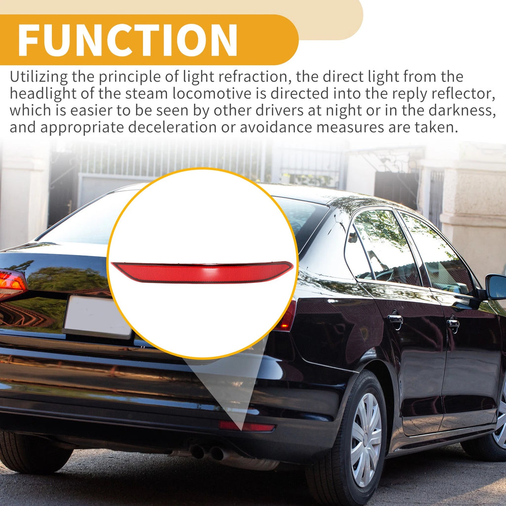 Rear Right Bumper Reflector No. 17A945106 for Volkswagen Jetta (2019–2021)
