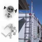 Ladder Flag and Wind Sock Pole Mount for RV Ladder (1")