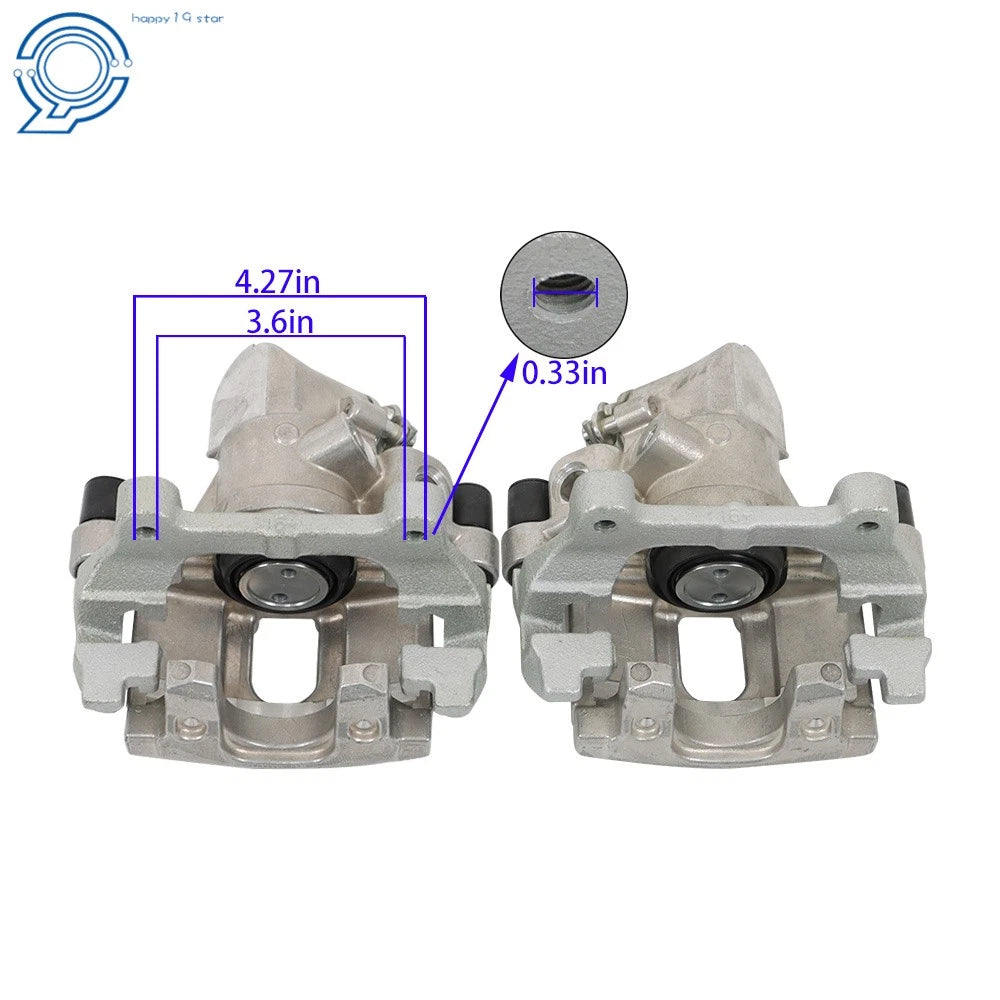 Set of 2 Rear Brake Calipers for Mazda 5 (2006–2015)