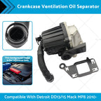 Crankcase Ventilation Oil Separator for Detroit DD13 DD15, Mack MP8 (11- )
