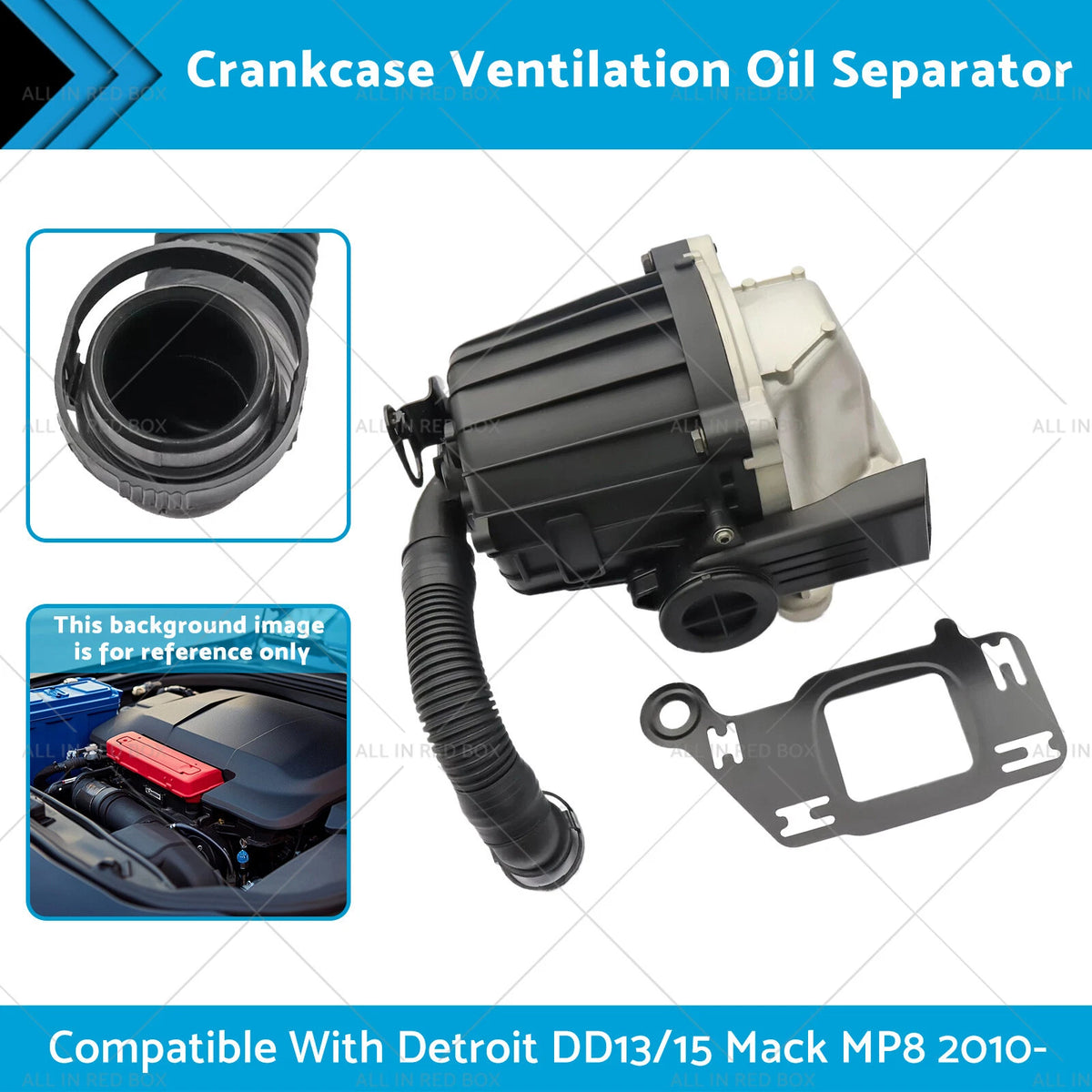 Crankcase Ventilation Oil Separator for Detroit DD13 DD15, Mack MP8 (11- )