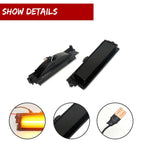 Full LED Amber Front Side Marker Lights for Chevy Monte Carlo SS (1981–1988)