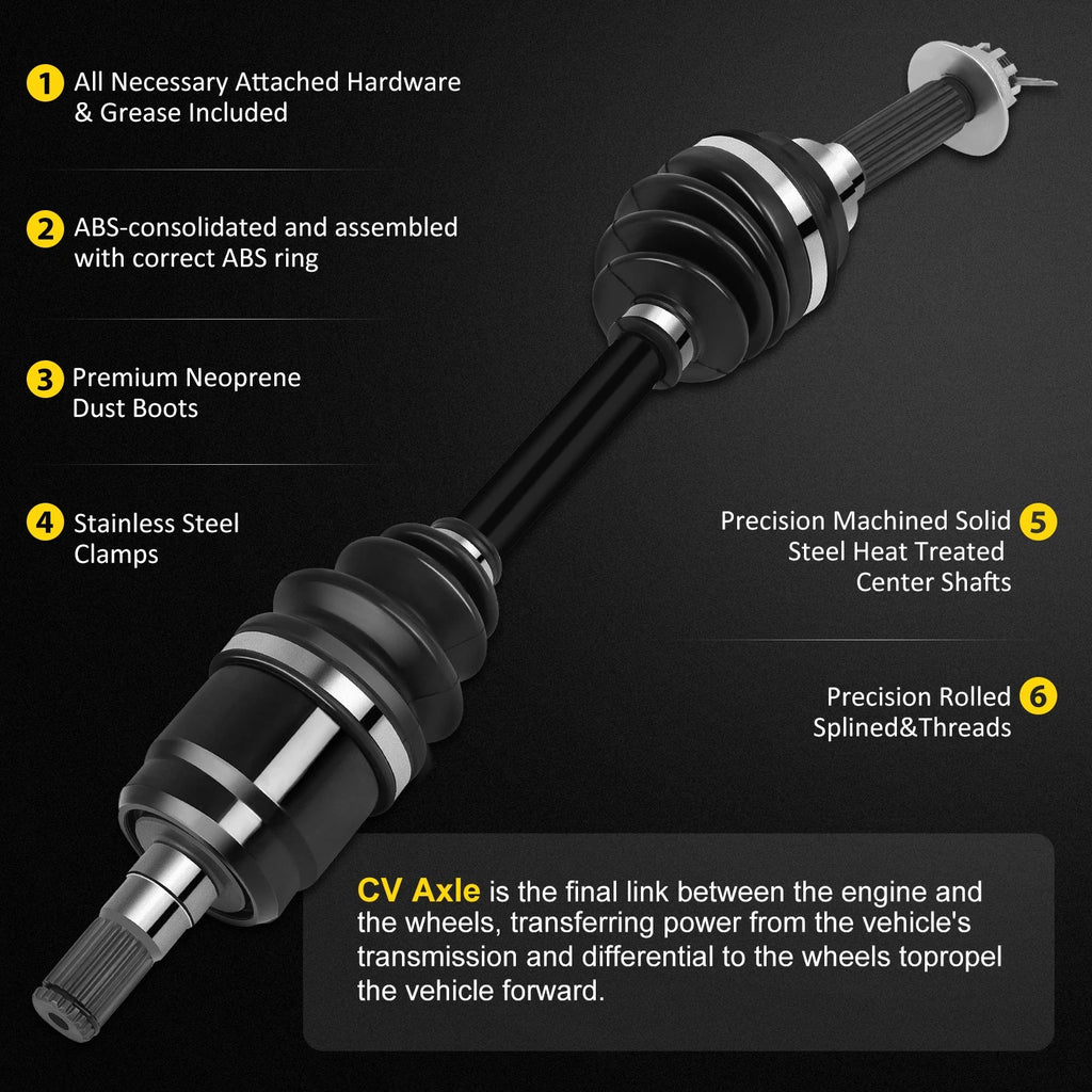 Front Left CV Axle Shaft Assembly for Suzuki King Quad 400 (2008–2021)