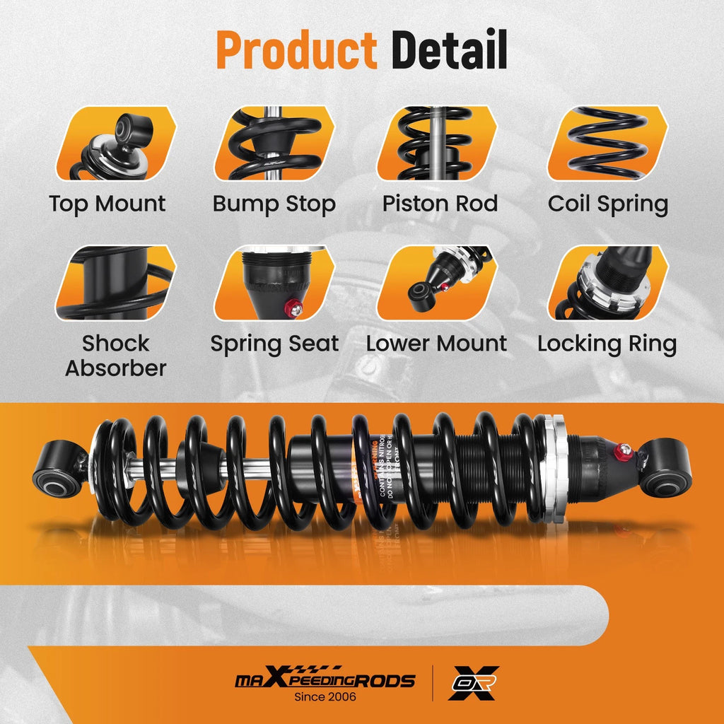 Set of 3 Shocks for Honda Fourtrax 300 TRX300FW 1993–2000