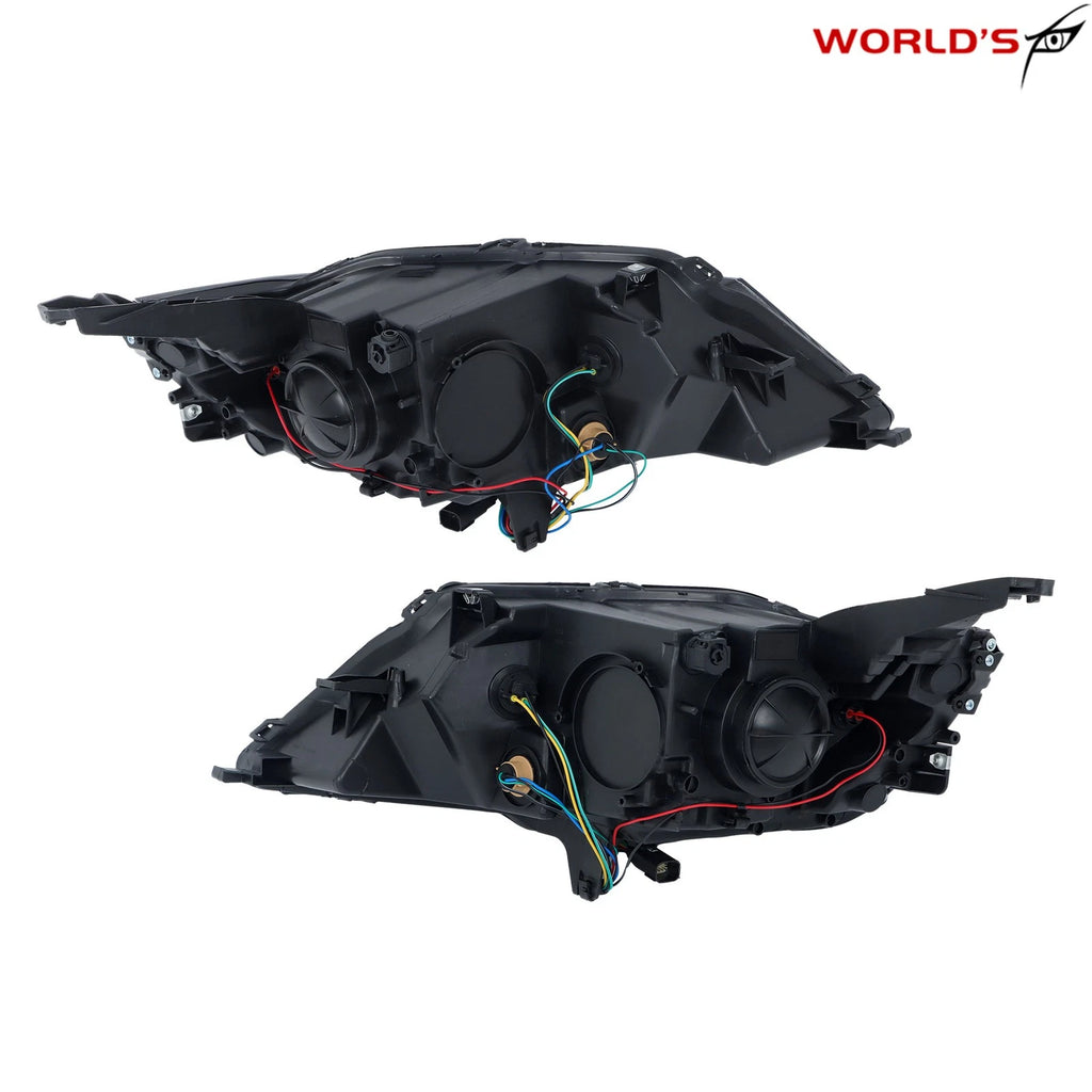 Set of 2 Halogen Headlights for Chevrolet Impala (2015–2020) Black Housing