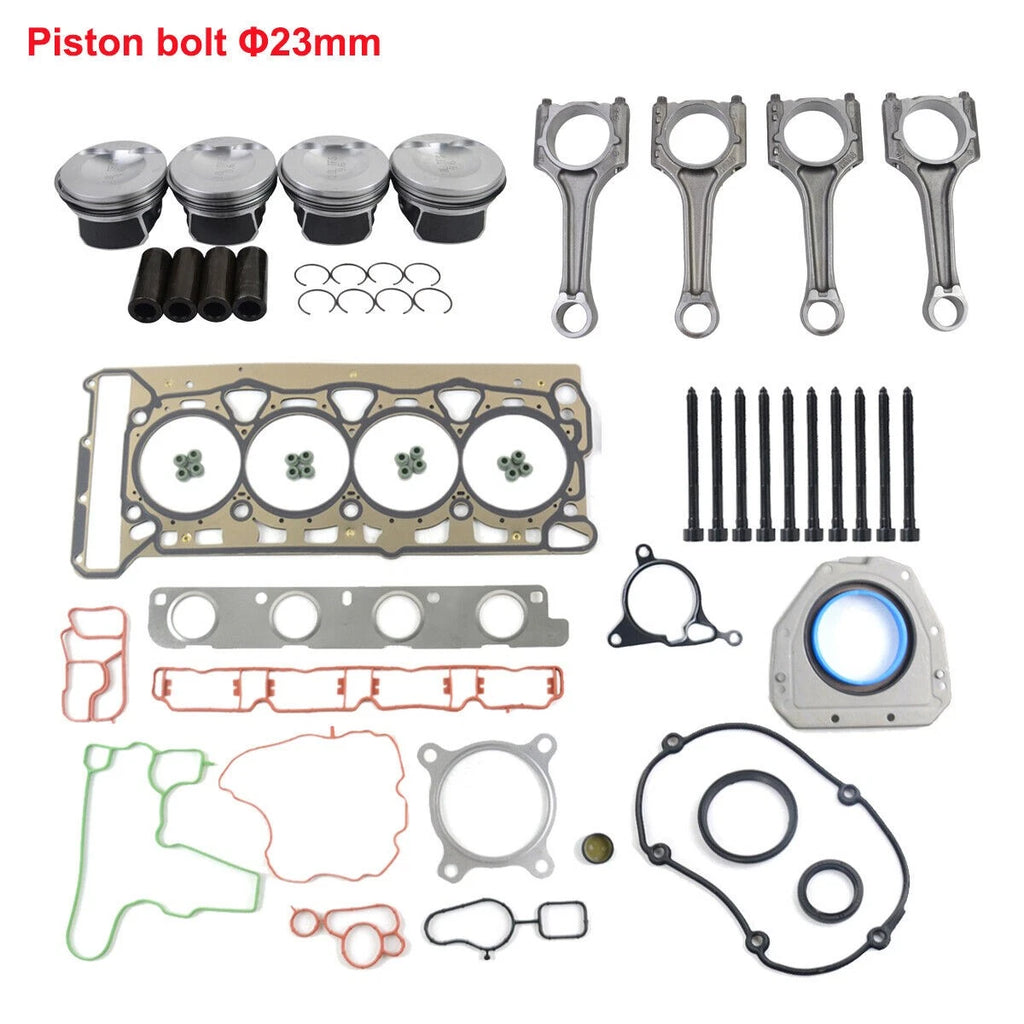 Piston Rods Head Gaskets Kit 23mm for Audi A4 Quattro Q5 VW GTI Jetta (2005–2016)
