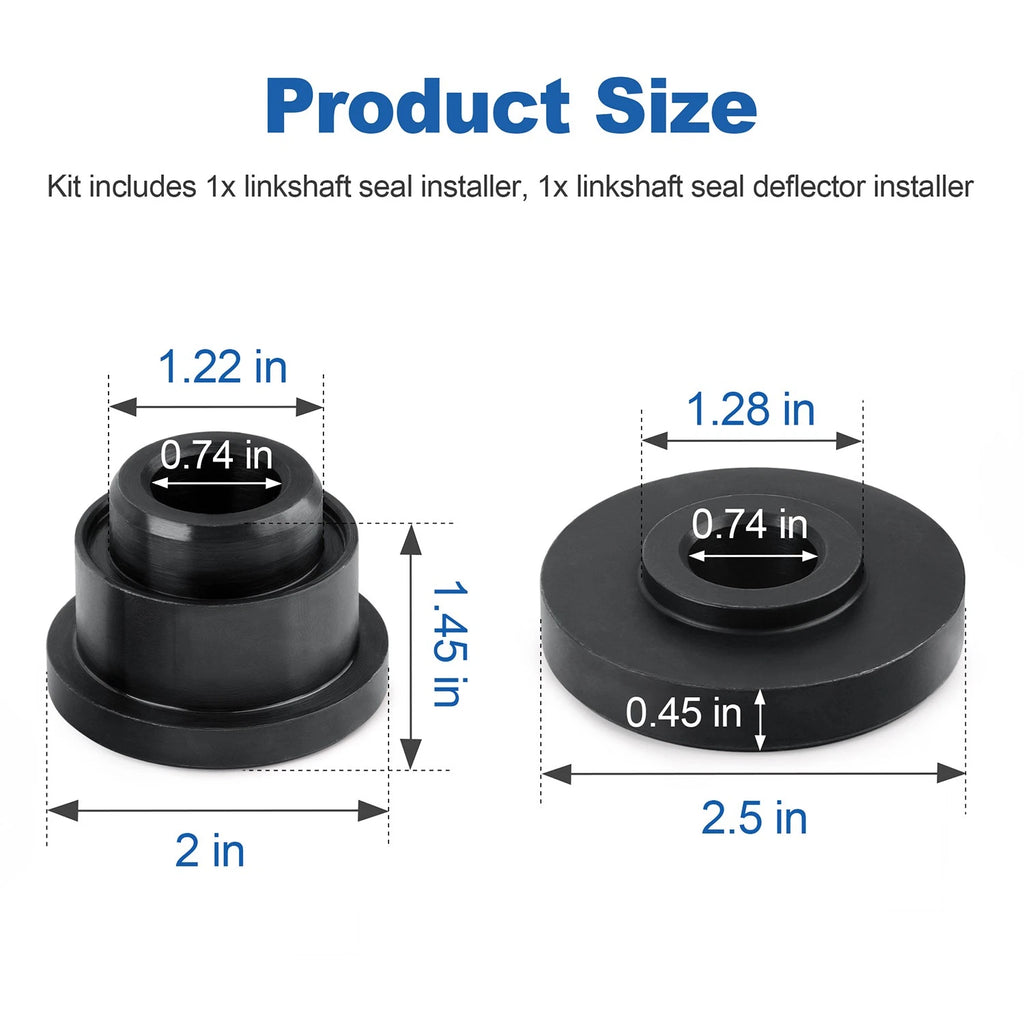 Intermediate Shaft Seal Installation Tool Kit for Ford Edge Taurus (2007–2019)