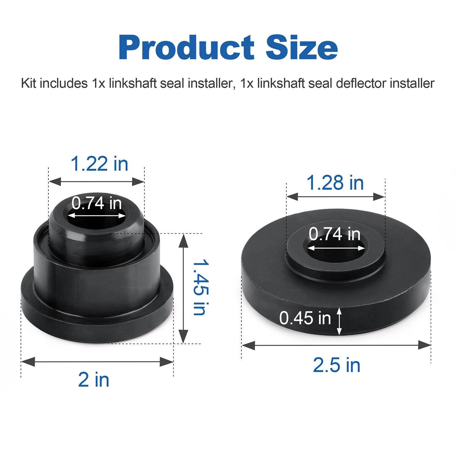 Intermediate Shaft Seal Installation Tool Kit for Ford Edge Taurus (2007–2019)