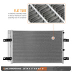 A/C Condenser for Ford Edge Lincoln MKX (2007–2010) OE Style Aluminum Core