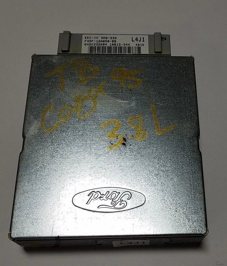 EEC-IV ECU for 1995 Thunderbird Cougar 3.8L (1995) F4SF-12A650-BB L4J1