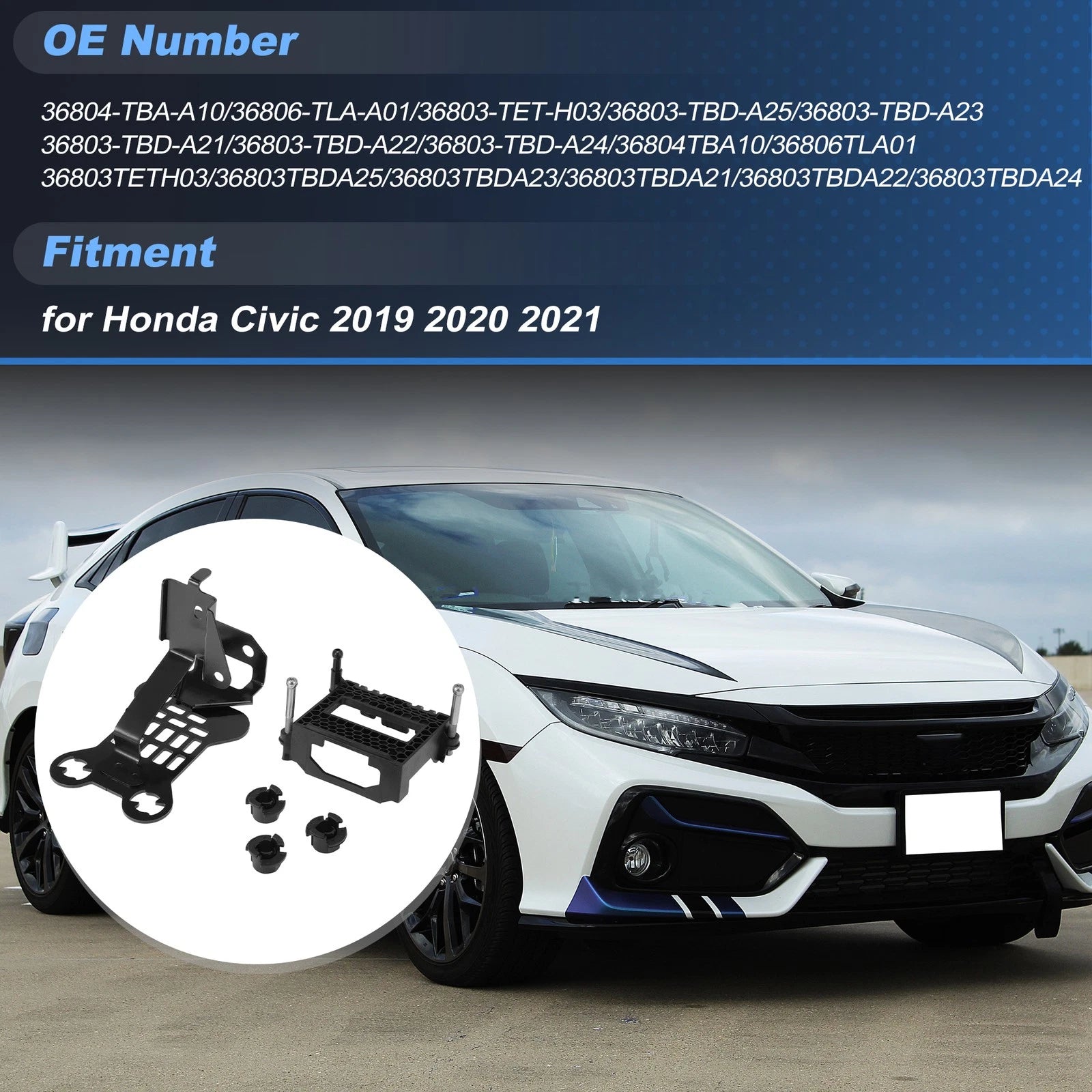 Radar Bracket for Honda Civic (2019–2021) - Radar Cruise Sensor Control