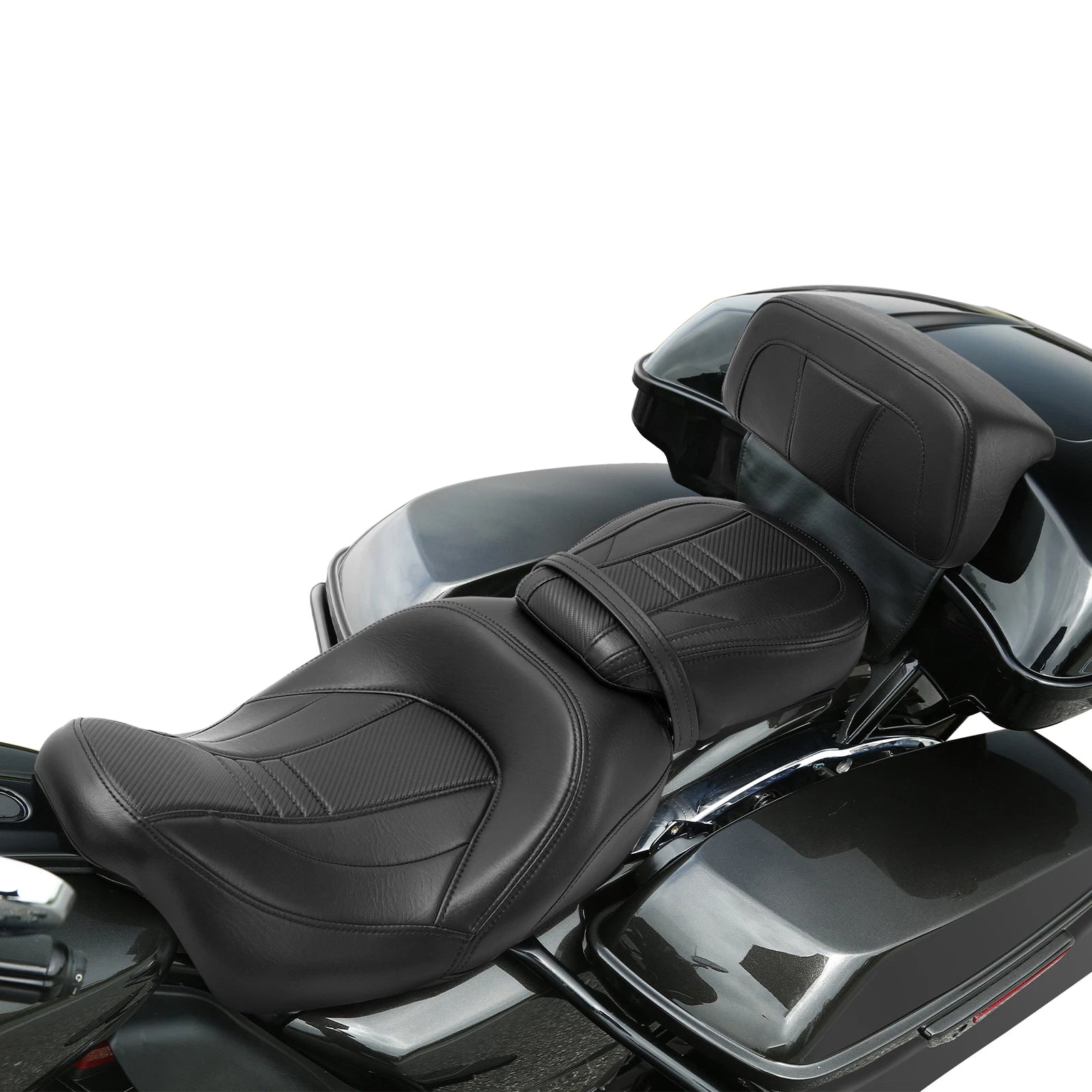 Seat Backrest Pad for Harley CVO Street Glide (2014–2023)