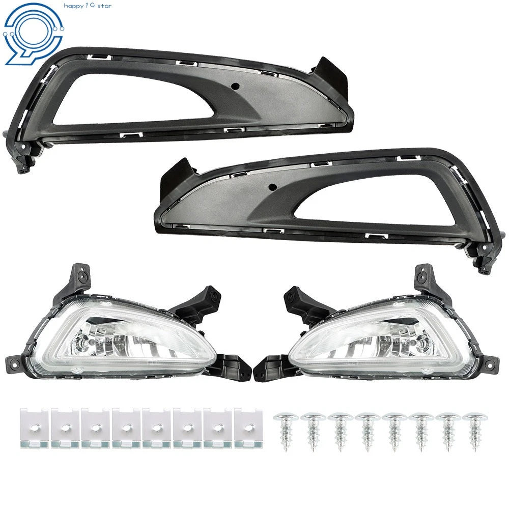 Set of 2 Front Bumper Fog Lights for Hyundai Tucson (2016–2018)