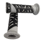 Set of 2 Gray Star Hand Grips for Honda XVS1100A XVS11AA V-Star Classic