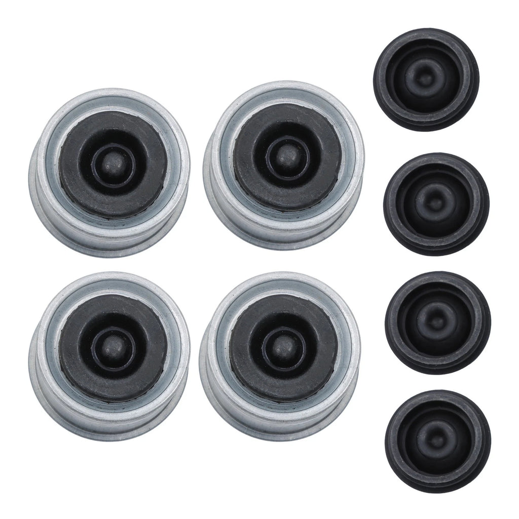 2X Trailer Axle Kit for 5 Lug 4.5" Hubs (2000 lb Capacity)
