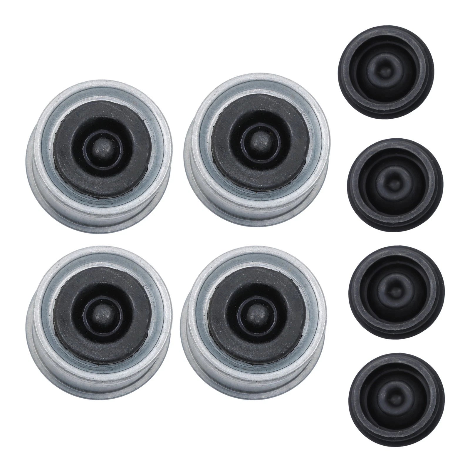 2X Trailer Axle Kit for 5 Lug 4.5" Hubs (2000 lb Capacity)
