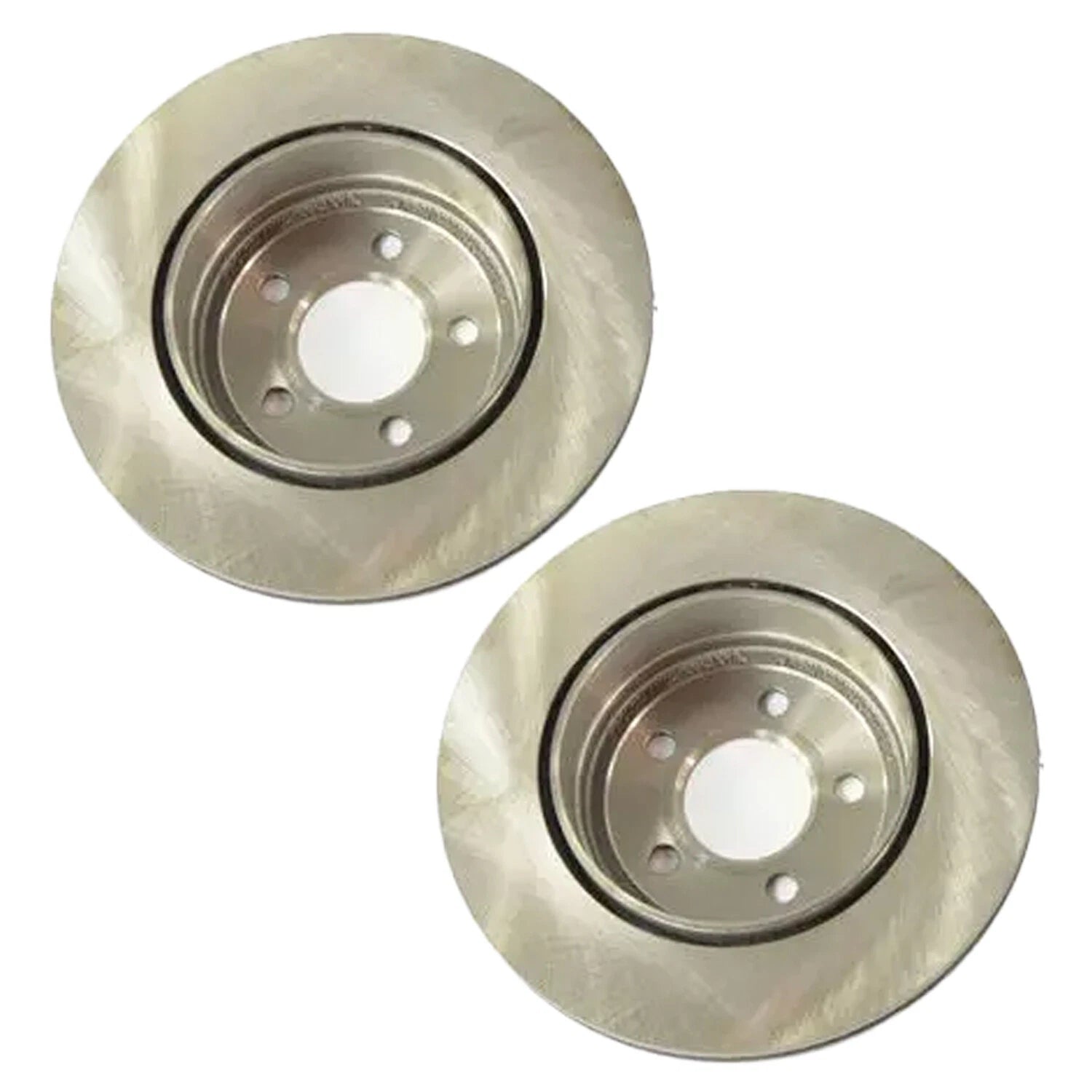 Set of 2 Rear Vented Disc Brake Rotors for Chrysler 300, Charger, Magnum (2005–2010)