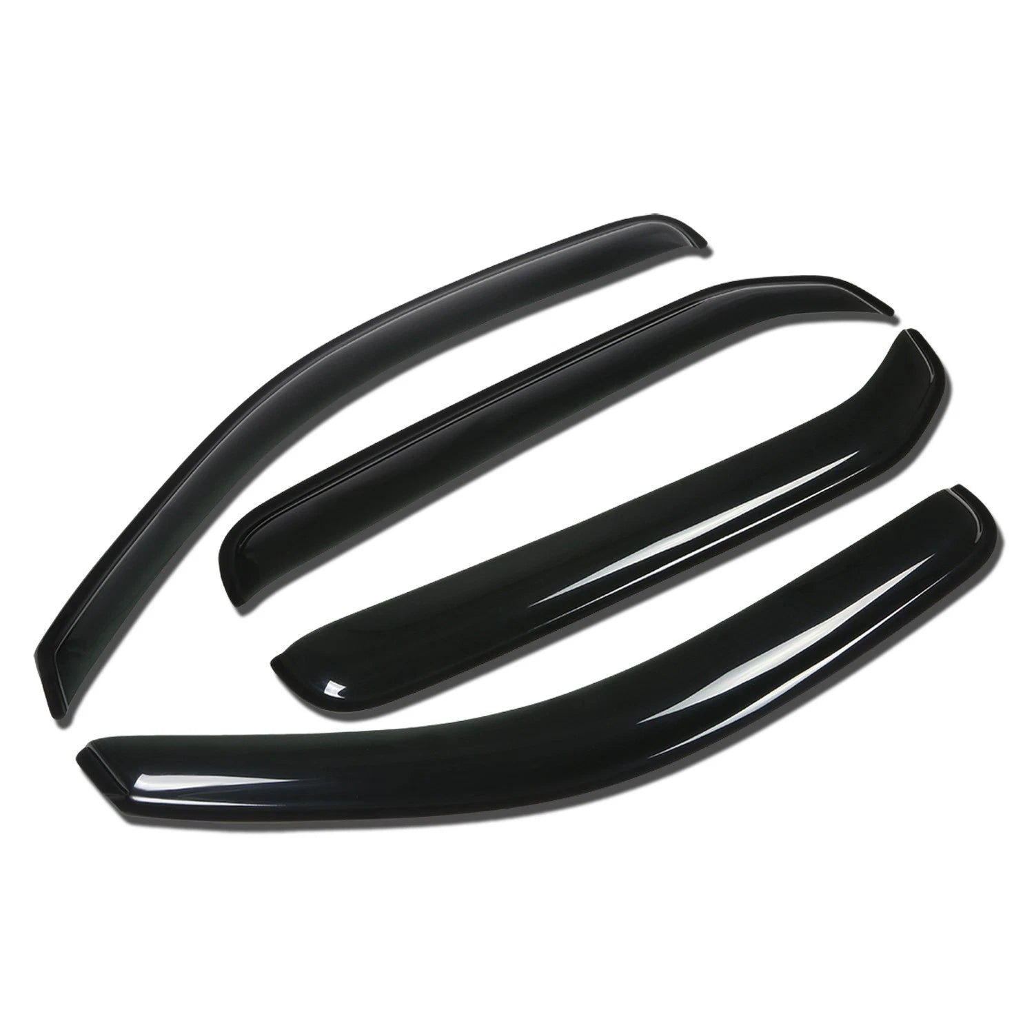 2X Smoke Tint Window Visor for Nissan Xterra (2005–2015)