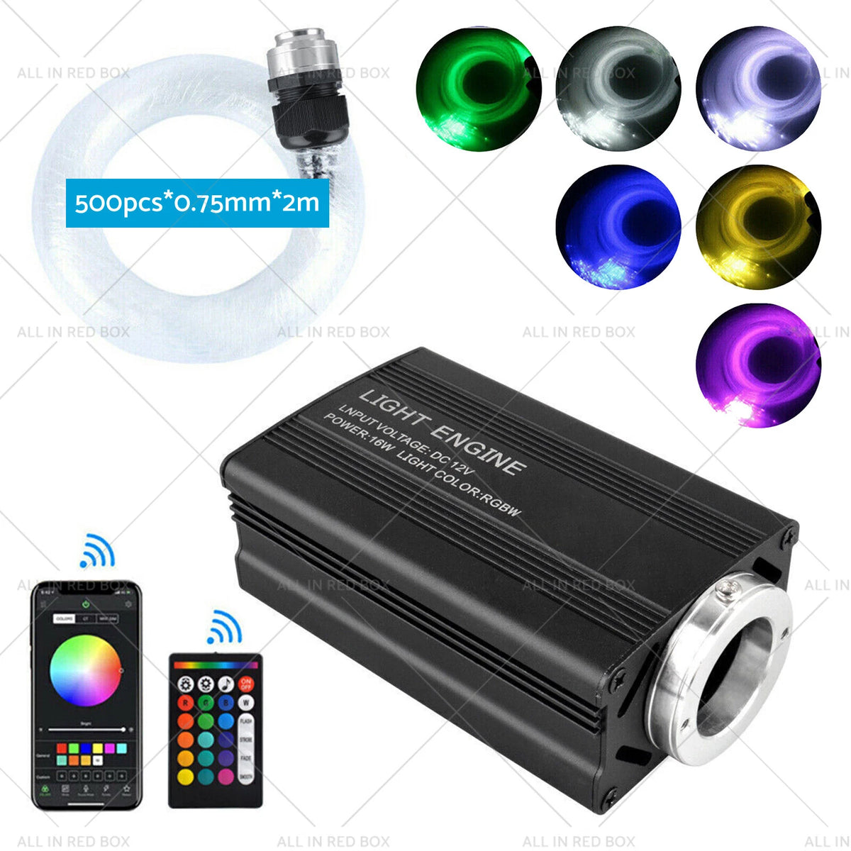 500PCS LED Fiber Optic Starlight Kit for Cars (Universal)