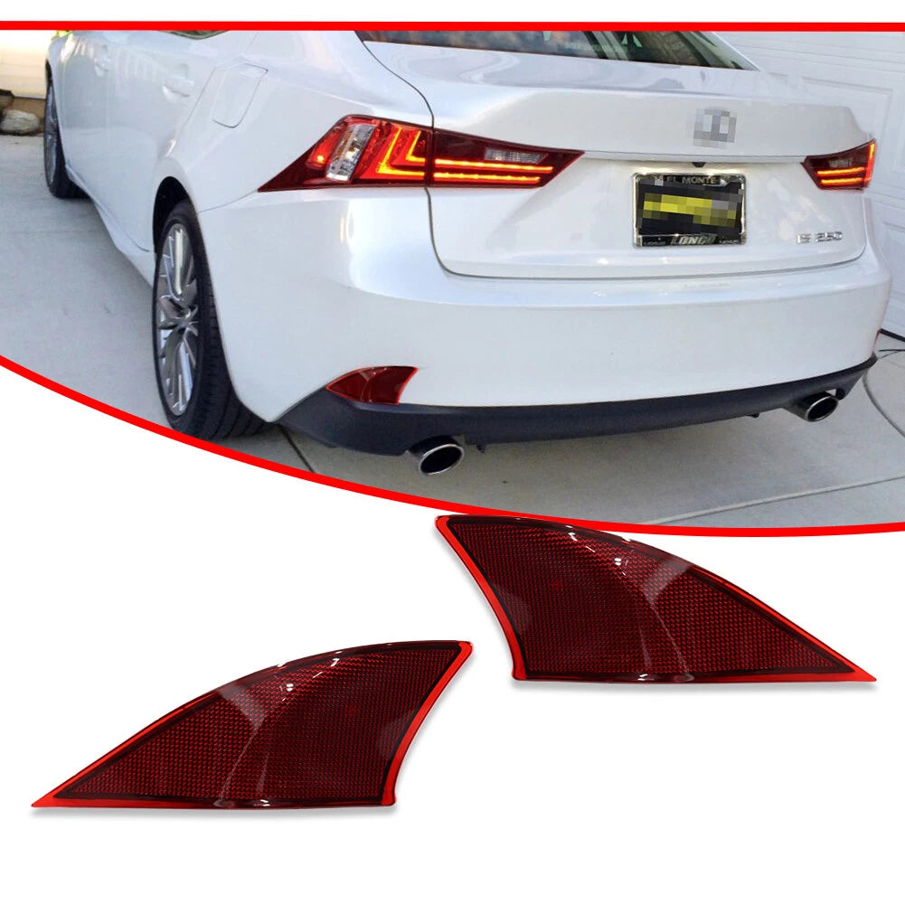 Rear Bumper Reflector Lens for Lexus IS IS250 IS300 IS350 IS-F (2006–2013)