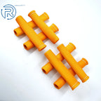 8PCS Spark Plug Wire Protector Sleeve Heat Shield Cover Universal Orange
