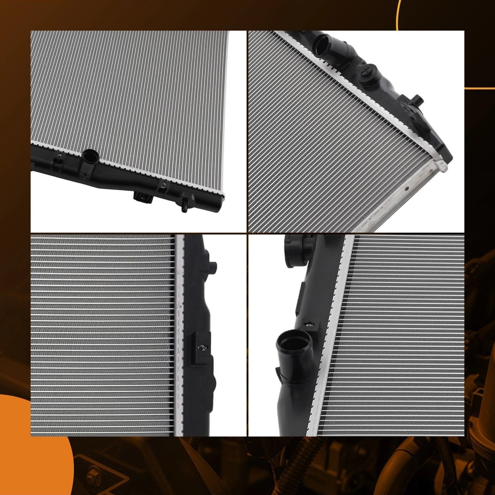 Aluminum Coolant Radiator Assembly for Acura RDX (2019–2023)