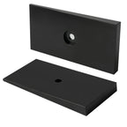 Set of 2 Steel Pinion Angle Shims 2.5" Wide 4° for Universal Fit