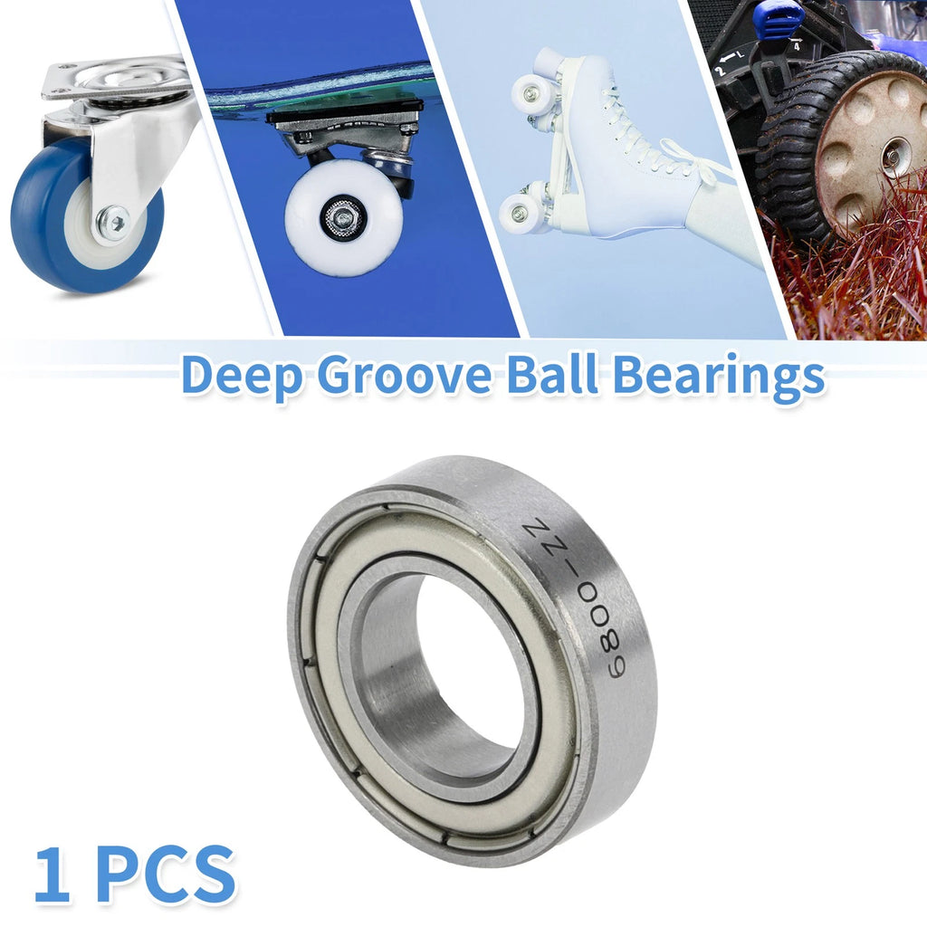6800ZZ Deep Groove Ball Bearing for Scooter Skateboard Wheel (10x19x5mm)