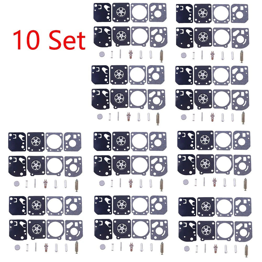 Set of 10 Carburetor Diaphragm Kit for ZAMA RB29 RB-29 C1U Trimmer