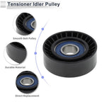 Drive Belt Idler Pulley for Mercedes-Benz A-Class (1997-2001) Black