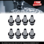 Set of 8 Collet Chucks for CAT40 ER32 (Compatible with Various Models)