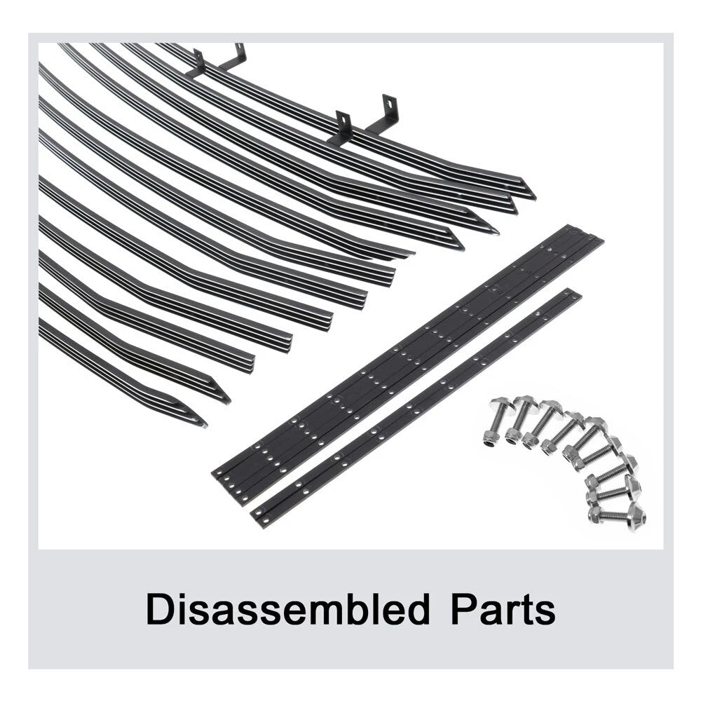 Chrome Wide Rivet Billet Grille Insert for Ram 1500 (2019-2024)