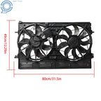 Dual Radiator Cooling Fan Assembly for Nissan Rogue (2021–2023)