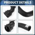 Radiator Hose for Audi A4 Avant 1.8L (2004–2005) No. 8E1819373R Black