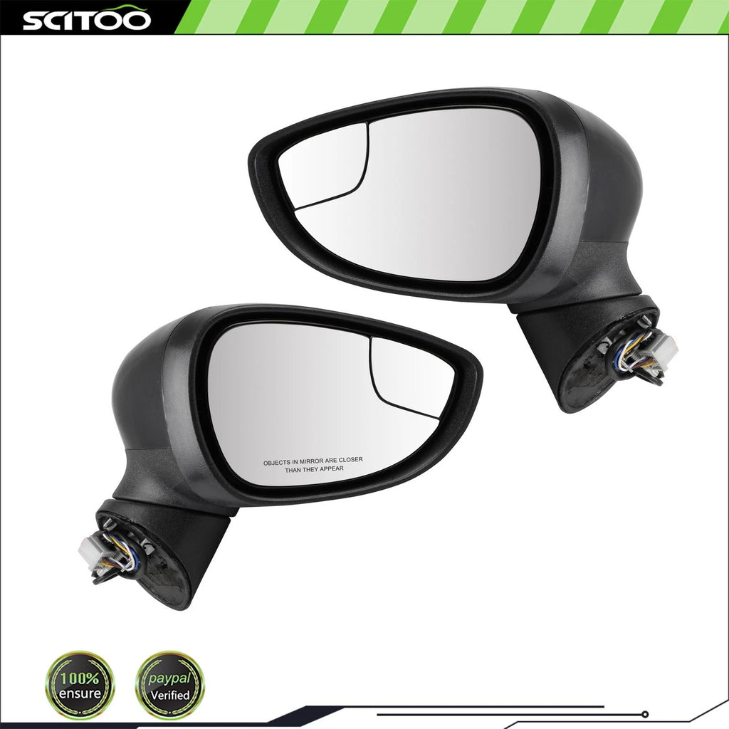 Driver & Passenger Mirror for Ford Fiesta (2014–2016) - Power, Signal, Blind Spot