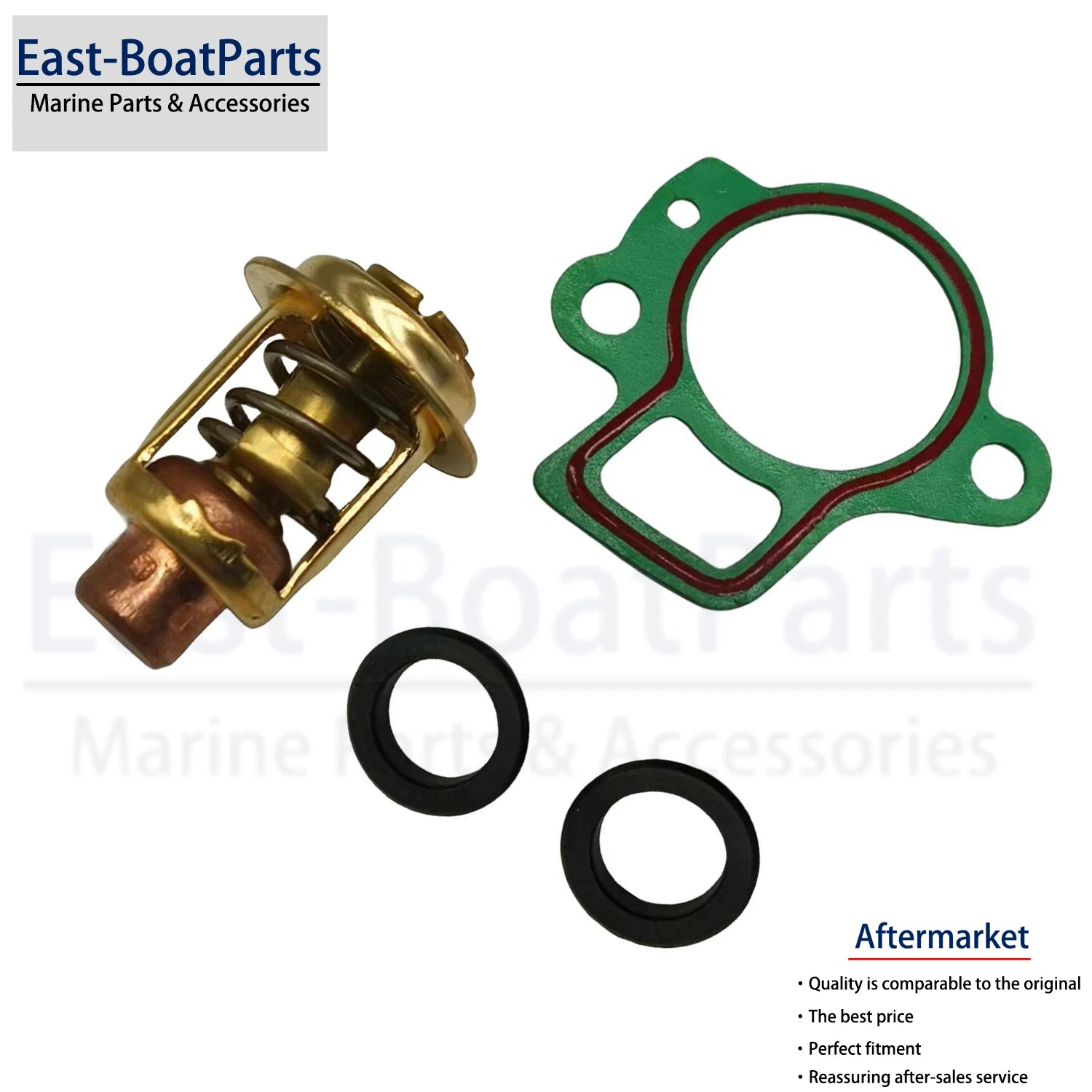 Thermostat Kit Gasket for Yamaha Outboards (9.9-70 HP, 6H3-12414-00)