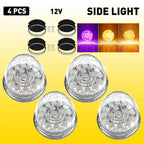 4PCS 17LED Watermelon Interior Dome Lights for Semi-Trailer (12V)
